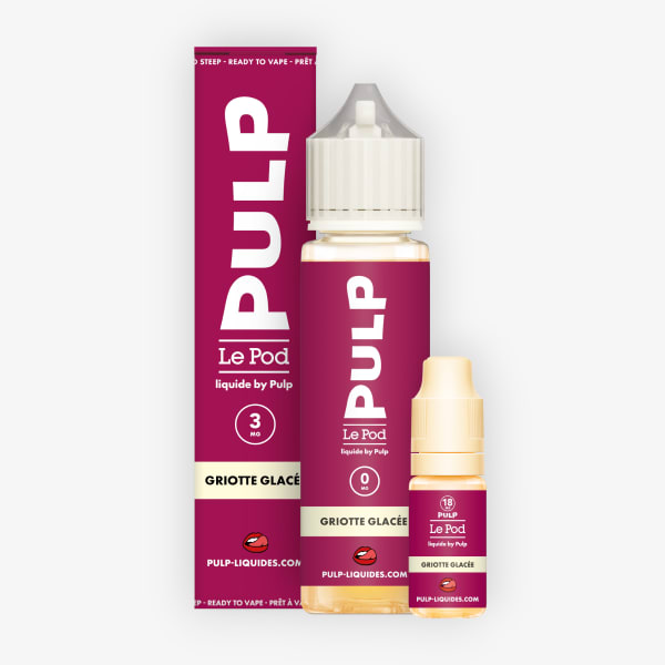 Pack 60ml Griotte Glacee Pod Liquide Pulp - 03mg