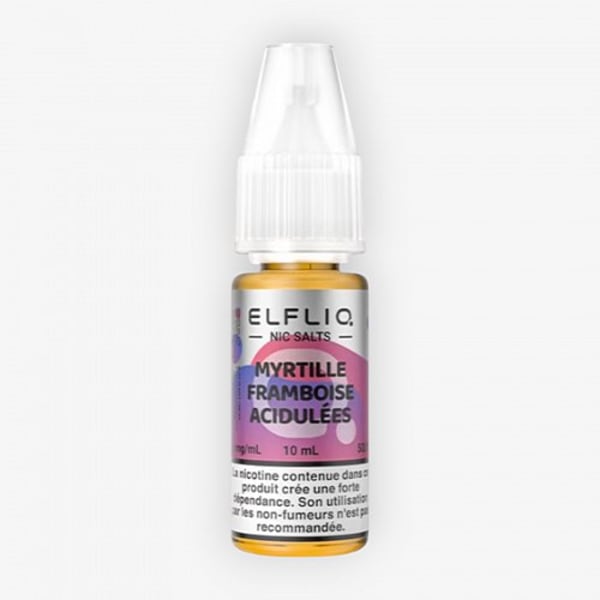 Myrtille Framboise Acidulees Elfliq Elfbar 10ml