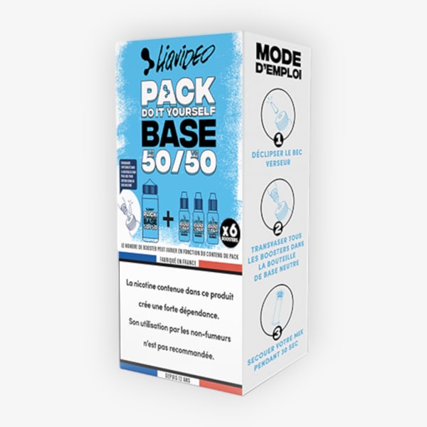 Pack DIY 200ml 50/50 6mg Liquideo