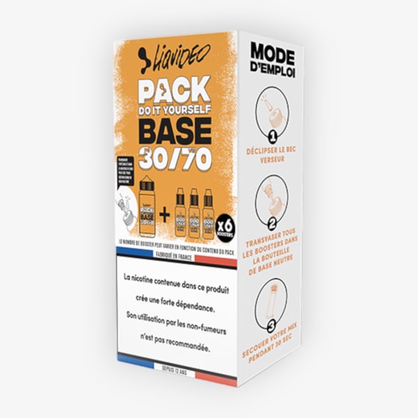 Pack DIY 200ml 30/70 6mg Liquideo