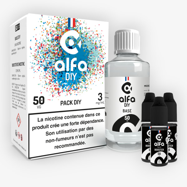 Pack DIY 200ml 50/50 3mg Alfa DIY