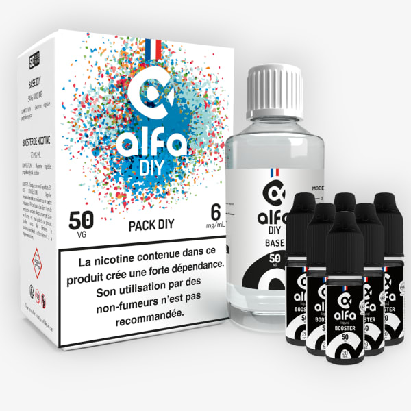 Pack DIY 200ml 50/50 6mg Alfa DIY