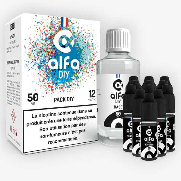 Pack DIY 200ml 50/50 12mg Alfa DIY