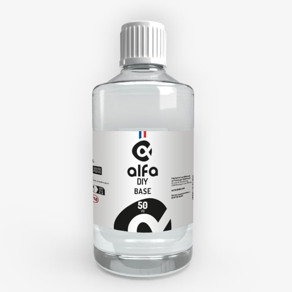 Base 500ml 50/50 00mg Alfa DIY