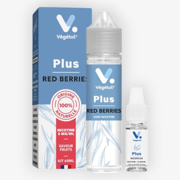 Pack 60ml Red Berries Végétol Plus - 03mg