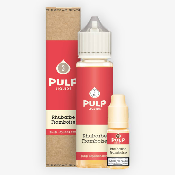 Pack 60ml Rhubarbe Framboise Pulp - 03mg