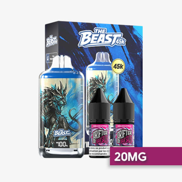 Puff The Beast 45k Glacial Warden 20mg Wimbi - Drifter Drifter Bar Juice 1