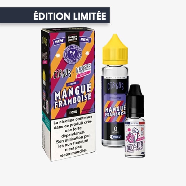 Pack 60ml Mangue Framboise Cirkus VDLV - 03mg