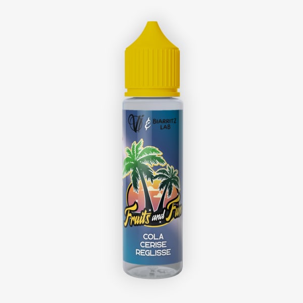 Cola Cerise Réglisse Fruits And Fun Vape Institut & Biarritz Lab 50ml