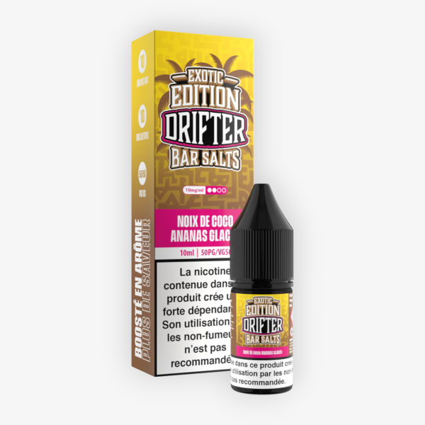Noix de Coco Ananas Glacés Exotic Edition Bar Salts Drifter 10ml