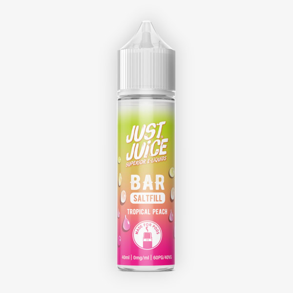 Tropical Peach Bar Saltfill Just Juice 40ml