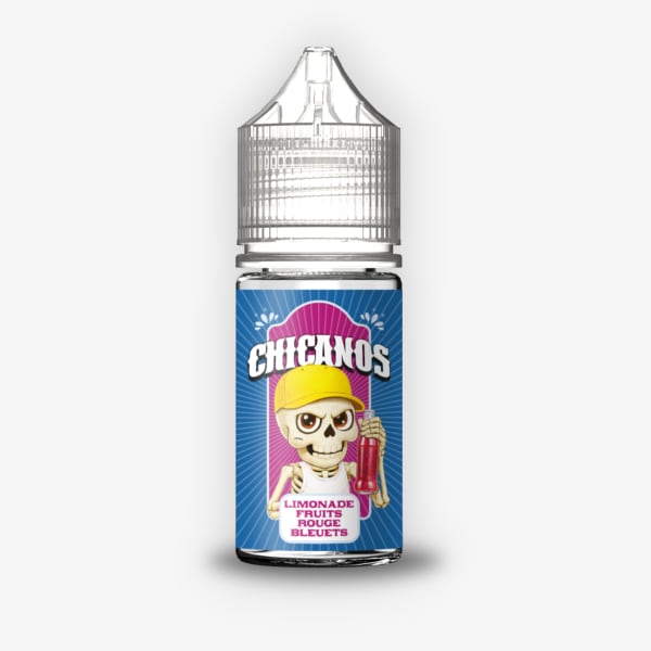 Limonade Fruits Rouges Bleuets Concentré Chicanos 30ml