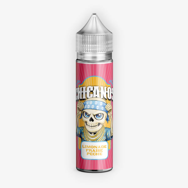 Limonade Fraise Pêche Chicanos 50ml