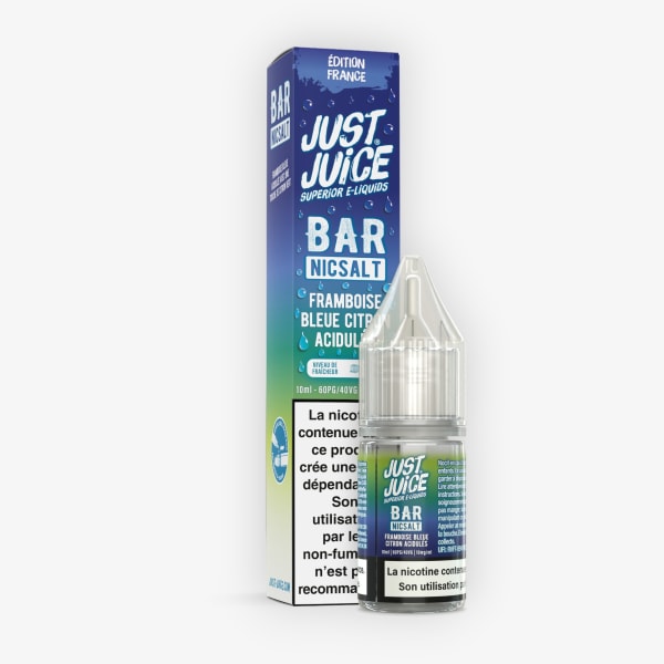 Framboise Bleue Citron Acidulés Bar Nicsalt Just Juice 10ml