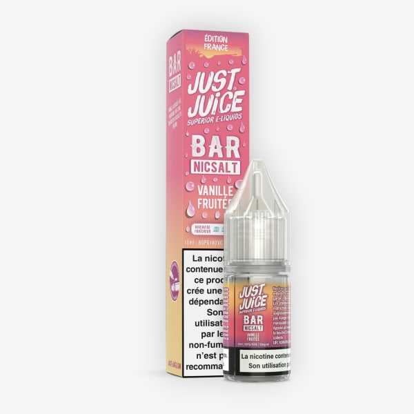 Vanille Fruitée Bar Nicsalt Just Juice 10ml