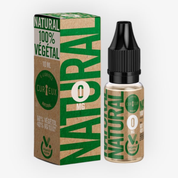Natural 100% Vegetal Curieux 10ml 12mg