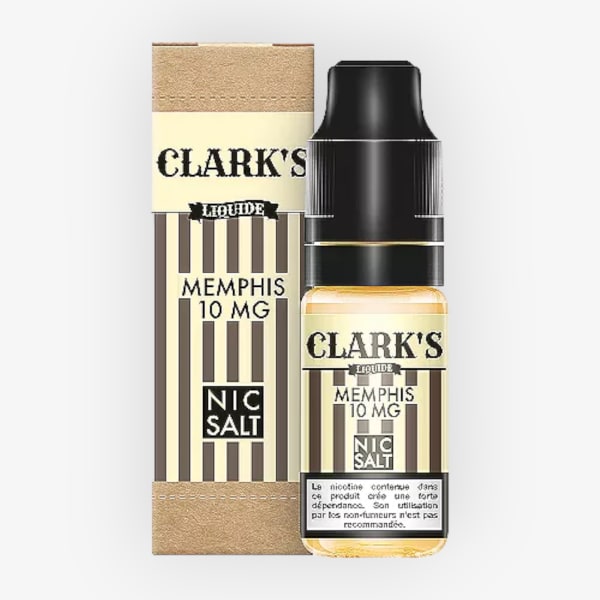 Image Produit Memphis Nic Salt Clark's Liquide 10ml