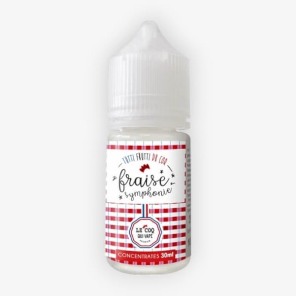 Image Produit Fraise Symphonie Concentre Le Coq Qui Vape Premium 30ml