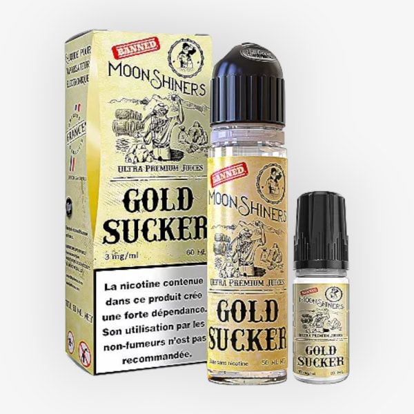 Image Produit Pack 50ml + 10ml Gold Sucker Moonshiners - 03mg