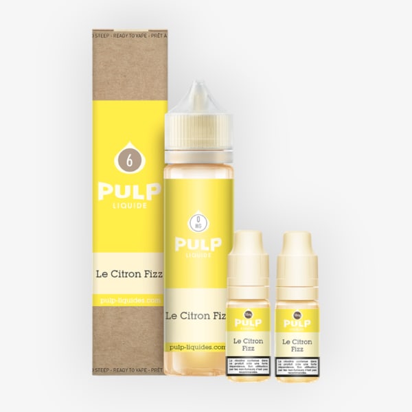 Image Produit Pack 60ml Le Citron Fizz Pulp - 06mg