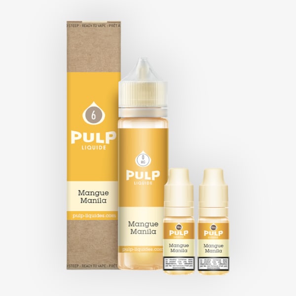 Image Produit Pack 60ml Mangue Manila Pulp - 06mg