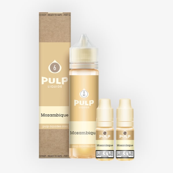 Pack 60ml Mozambique Pulp - 06mg Pack 40ml + 2x10ml Mozambique Pulp - 06mg Pulp