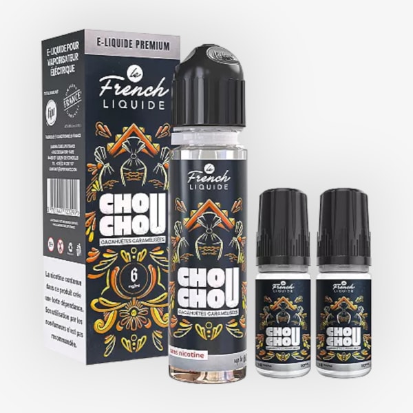 Image Produit Pack 40ml + 2x10ml Chouchou Le French Liquide - 06mg