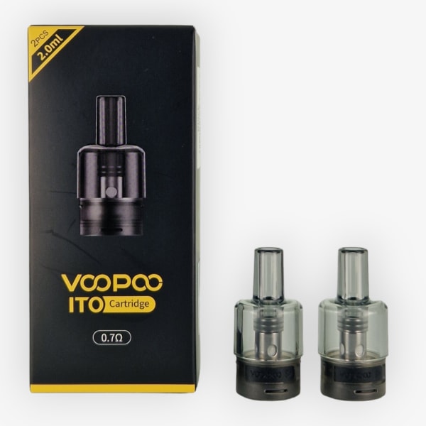 Pack de 2 cartouches + resistance ITO Doric Voopoo 0,7 ohm Voopoo