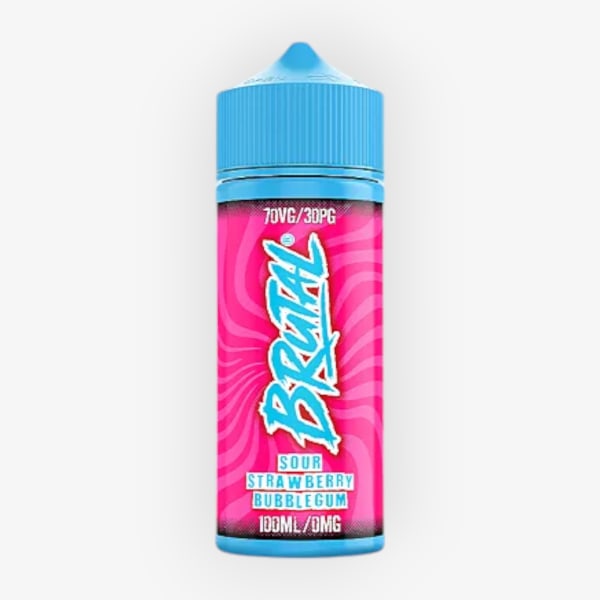 Image Produit Sour Strawberry Bubblegum Brutal Just Juice 100ml