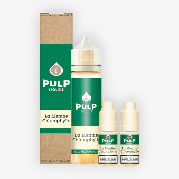 Pack 60ml La Menthe Chlorophylle Pulp - 06mg Pack 40ml + 2x10ml La Menthe Chlorophylle Pulp - 06mg Pulp