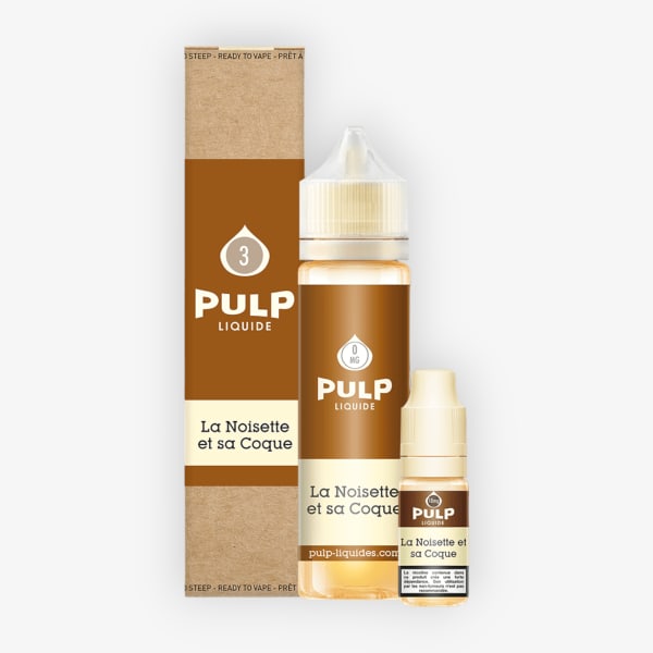 Pack 60ml La Noisette Et Sa Coque Pulp - 03mg Pack 50ml + 10ml La Noisette Et Sa Coque Pulp - 03mg Pulp