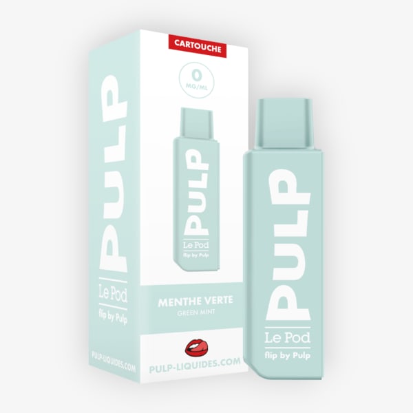 Cartouche Pod Flip 2ml 10mg Pulp Menthe Verte