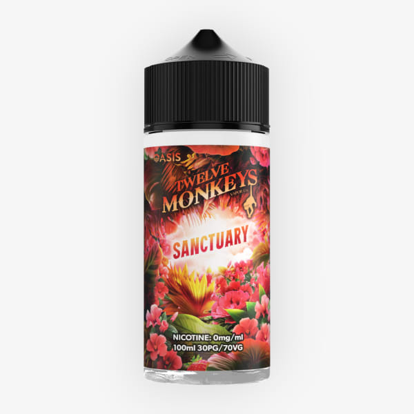Sanctuary Oasis 12Monkeys 100ml Sanctuary ZHC Mix Series Oasis 12Monkeys 100ml 00mg Oasis