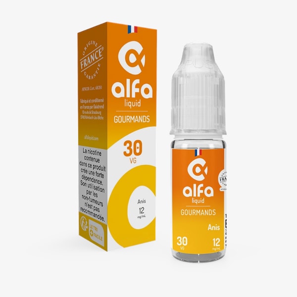 Anis Alfaliquid 10ml 06mg - PG/VG : 70/30