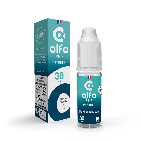 Menthe Glaciale Alfaliquid 10ml 16mg - PG/VG : 70/30