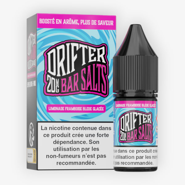 Image Produit Limonade Framboise Bleue Glacee Nic Salt Bar Salts Drifter 10ml