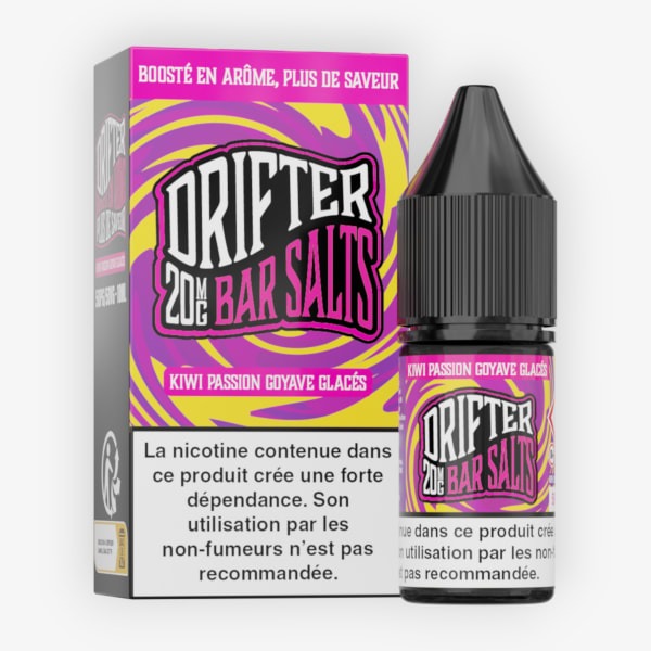 Image Produit Kiwi Passion Goyave Glaces Nic Salt Bar Salts Drifter 10ml