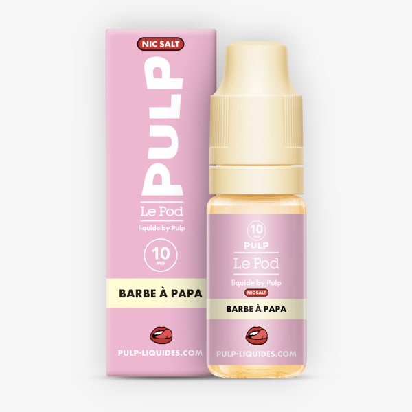 Barbe A Papa Nic Salt Le Pod Liquide Pulp 10ml 10mg
