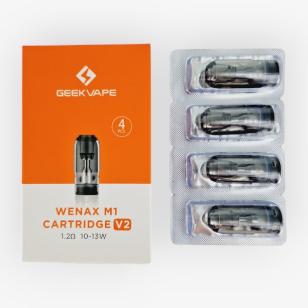 Pack de 4 cartouches Wenax M V2 GeekVape 1.2 ohm