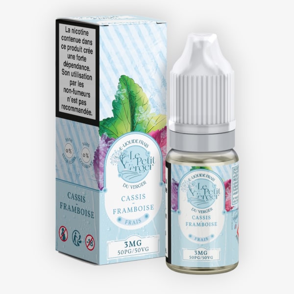 Image Produit Cassis Framboise Le Petit Verger Frais 10ml