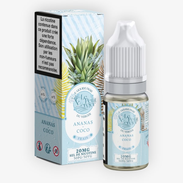 Image Produit Ananas Coco Nic Salt Le Petit Verger Frais 10ml