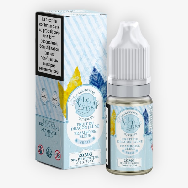 Image Produit Fruit Du Dragon Jaune Framboise Bleue Nic Salt Le Petit Verger Frais 10ml
