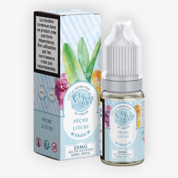 Image Produit Peche Litchi Nic Salt Le Petit Verger Frais 10ml
