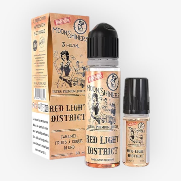 Image Produit Pack 50ml + 10ml Red Light District Moonshiners - 03mg