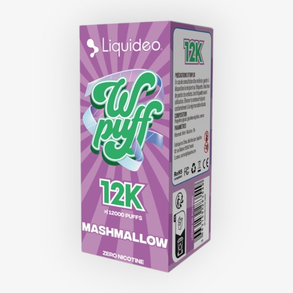 Image Produit Cartouche 12K WPuff 0% Liquideo