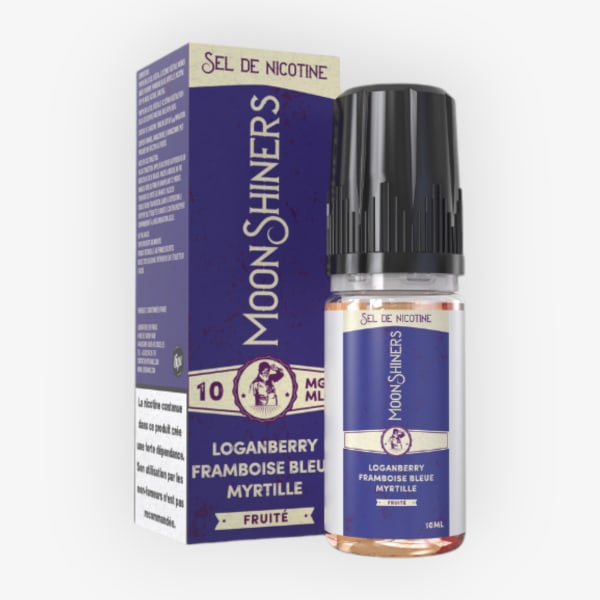 Image Produit Loganberry Framboise Bleue Myrtille Nic Salt Basic Moonshiners 10ml