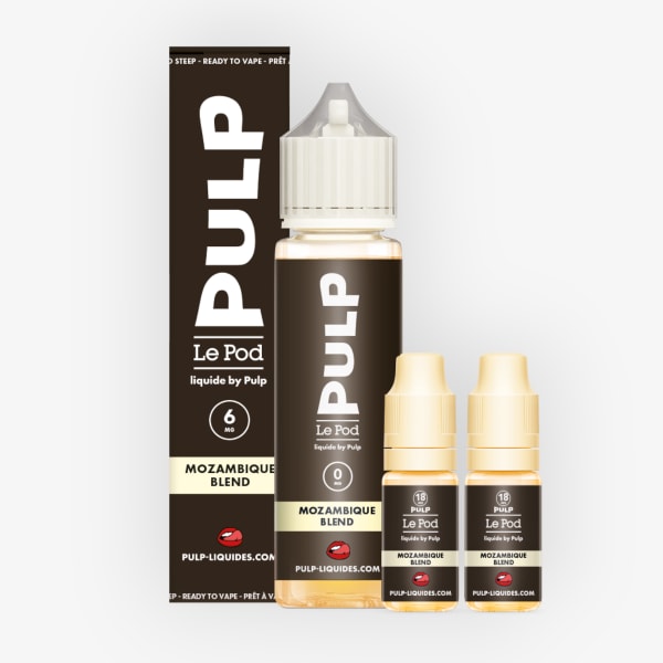 Image Produit Pack 60ml Mozambique Blend Pod Liquide Pulp - 06mg