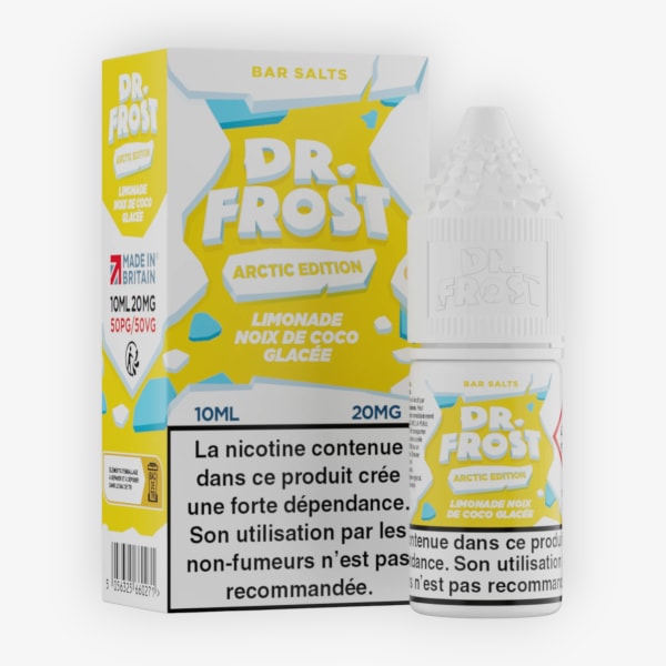 Image Produit Limonade Noix De Coco Glacee Nic Salt Dr. Frost Arctic Edition 10ml