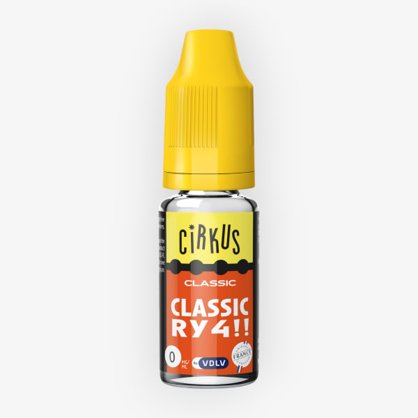 Classic RY4 Cirkus Classic By VDLV 10ml Base Vegetale 50/50 3mg 200ml Revolute Cirkus