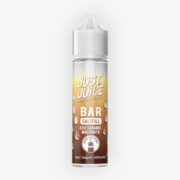 Image Produit Iced Caramel Macchiato Bar Saltfill Just Juice 40ml